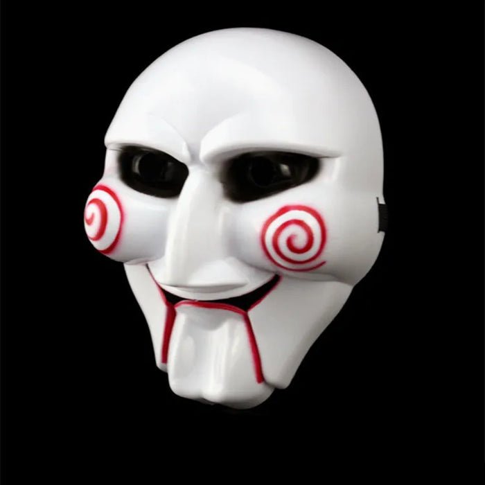 Saw Movie Jigsaw Puppet Halloween Mask Head Creepy Scary Costumes Mask Cosplay Drop shipping