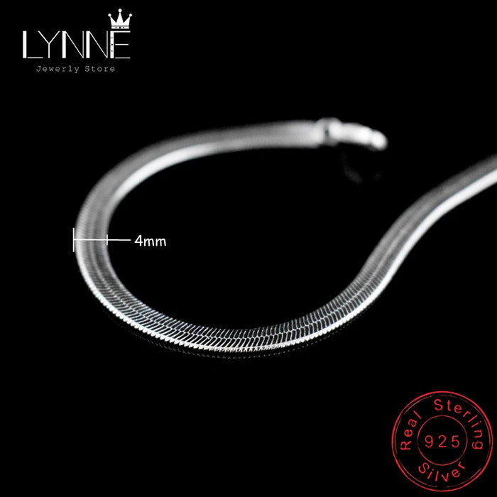 New Arrival Anklet 925 Sterling Ladies Silver Anklets Bracelet Flat Snake Chain For Women Foot Jewelry Barefoot Sandals Anklets