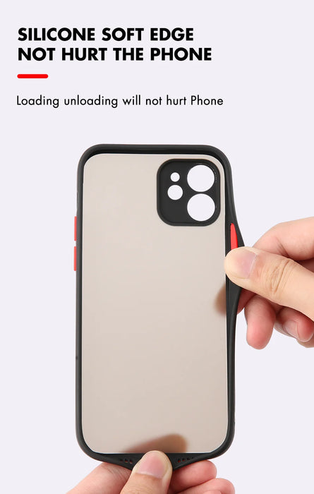 Luxury Matte Clear Square TPU Funda Cases On For iPhone 15 16 14 13 12 11 Pro Max Mini XS X 8 Plus SE Fundas IPHON Hard PC Cover