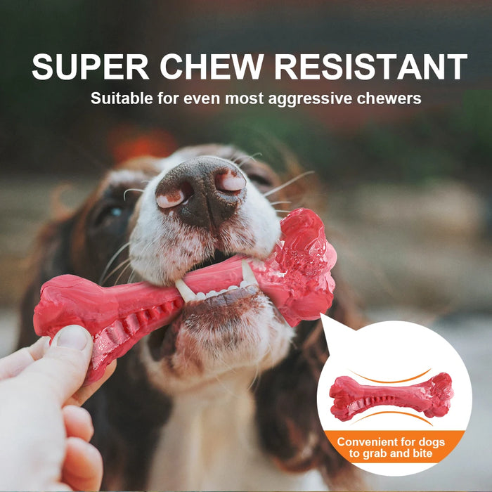 Dog Bone Chew Toy for Aggressive Chewers