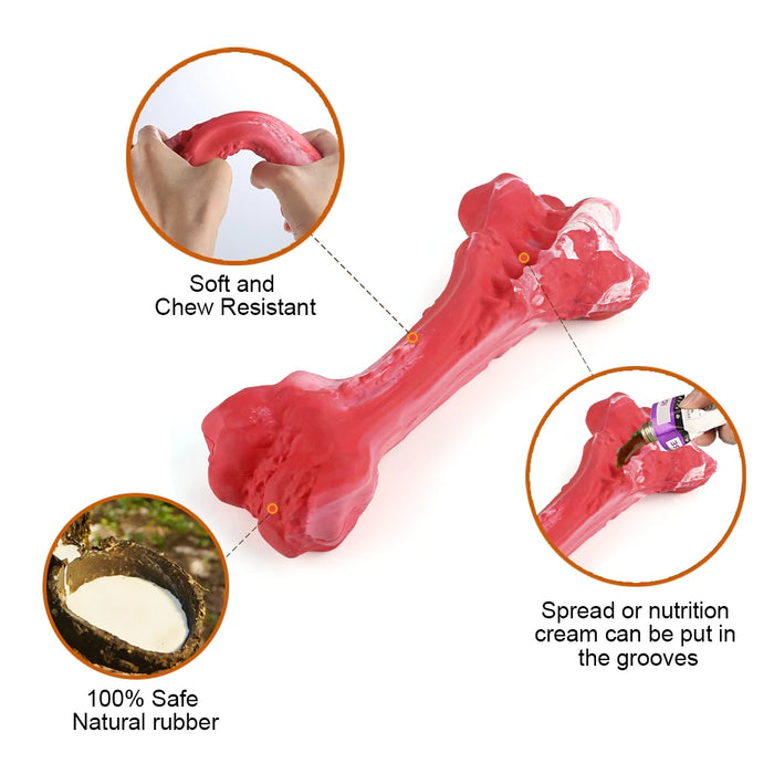 Dog Bone Chew Toy for Aggressive Chewers