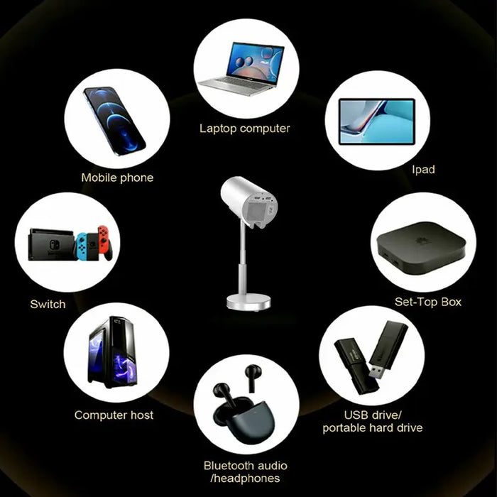 ATB Home Theater Project 4K High Brightness HD TV Portable with LED Lamp Android 9 System 2024 hot selling produce TS-3