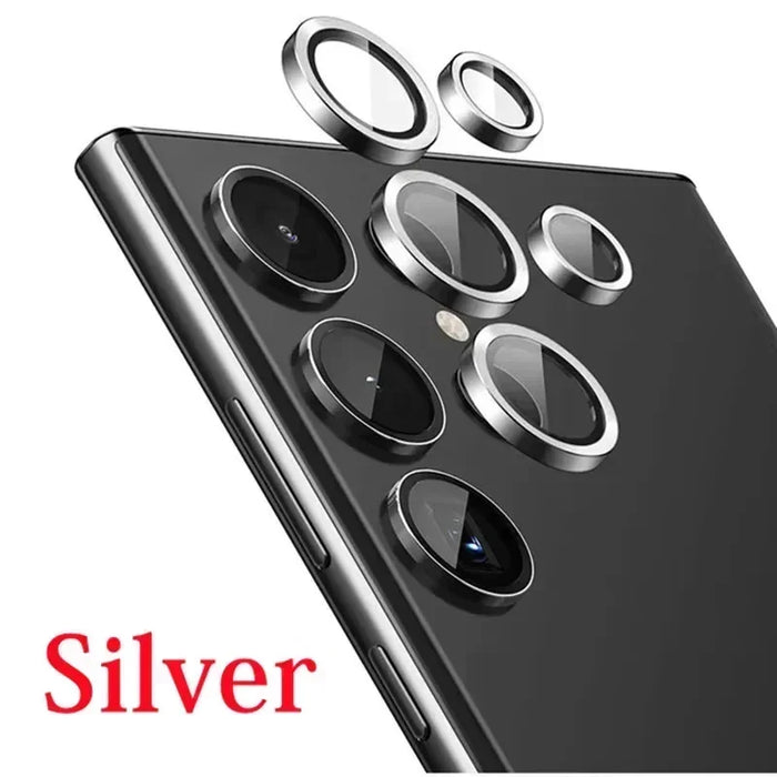 Camera Lens Protector Glass For Samsung S23 S24 Ultra Plus Full Cover Lens Metal Protector Ring For Galaxy S22 Ultra Camera Film