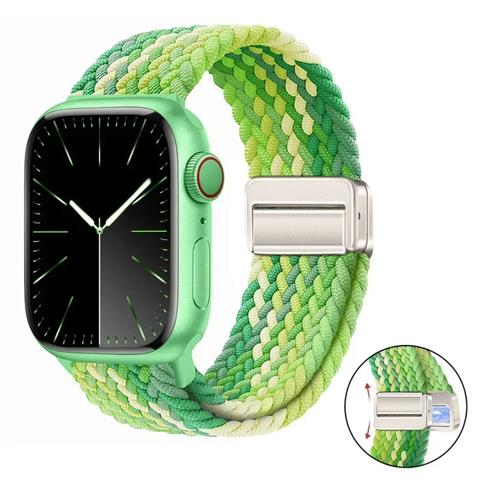 Woven nylon strap For Apple Watch 10 42mm 46mm Ultra 2 49mm 9 8 7 45mm 41mm breathable bracelet For iwatch 6 5 4 3 SE 44mm 40mm