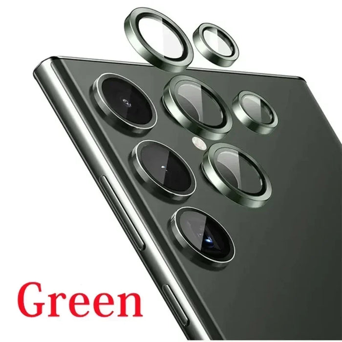 Camera Lens Protector Glass For Samsung S23 S24 Ultra Plus Full Cover Lens Metal Protector Ring For Galaxy S22 Ultra Camera Film