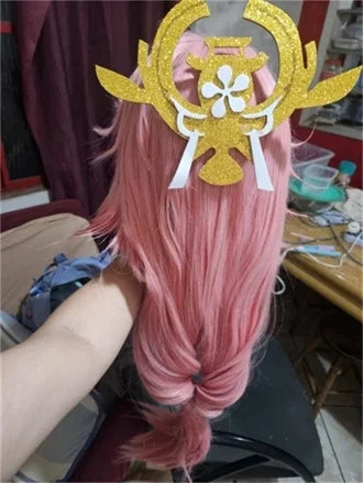 Cosplay Yae Miko Guuji Yae Costume Wig Tail Game Halloween Carnival Women Clothes Sets