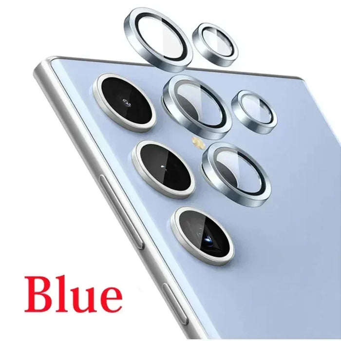 Camera Lens Protector Glass For Samsung S23 S24 Ultra Plus Full Cover Lens Metal Protector Ring For Galaxy S22 Ultra Camera Film