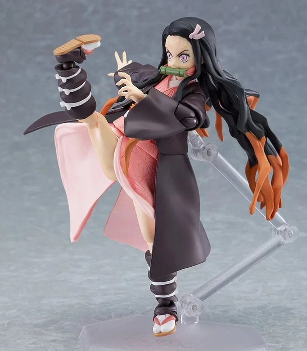 Figma Zenitsu Agatsuma 522-DX Kamado Tanjiro 498-DX Nezuko 508-DX Kyojuro Rengoku 553 Action Figure Joints Moveable Model Toy