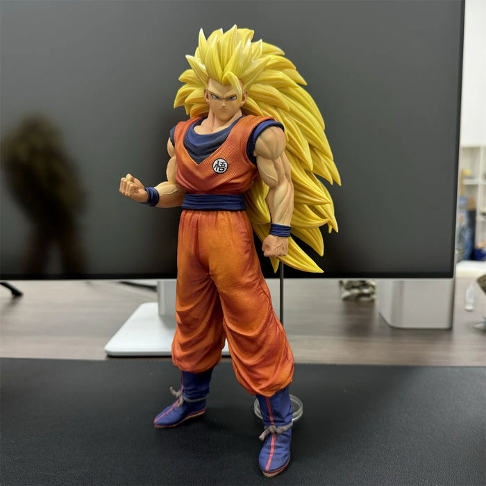 Dragon Ball Z Son Goku SSJ3 Figure Super Saiyan 3 Goku Action Figures 30CM PVC Statue Collection Model Toys for Children Gifts