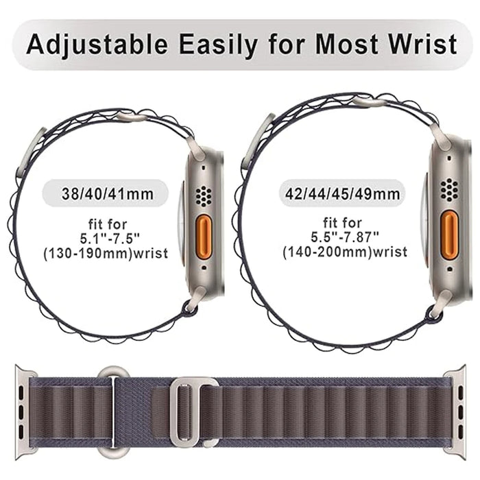 Alpine Band for Apple Watch Strap Ultra 49mm 45mm 44mm 40mm 41mm 42mm 46mm Nylon Correa Bracelet iWatch Series 9 8 10 SE 4 7 6 5