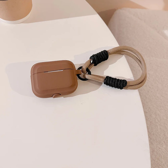 Earphone Case with Lanyard Strap for AirPort Pro 2 2nd Generation Air Pods 3 2 1 3rd Gen Cover Accessories