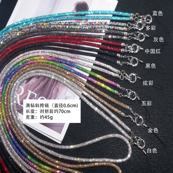 Fashion Universal Crossbody Phone Lanyard For Iphone Samsung Huawei Xiaomi IPHON Leisure Neck Rope Hanging Cord Strap Lanyard