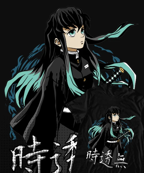 T-shirt for Anime Demon Slayer Muichiro Tokito