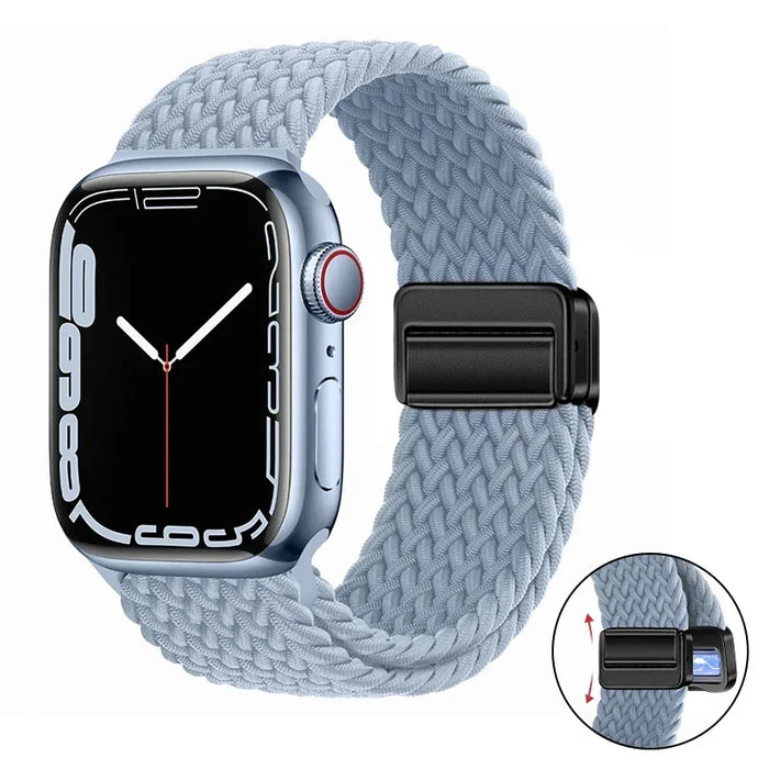 Woven nylon strap For Apple Watch 10 42mm 46mm Ultra 2 49mm 9 8 7 45mm 41mm breathable bracelet For iwatch 6 5 4 3 SE 44mm 40mm