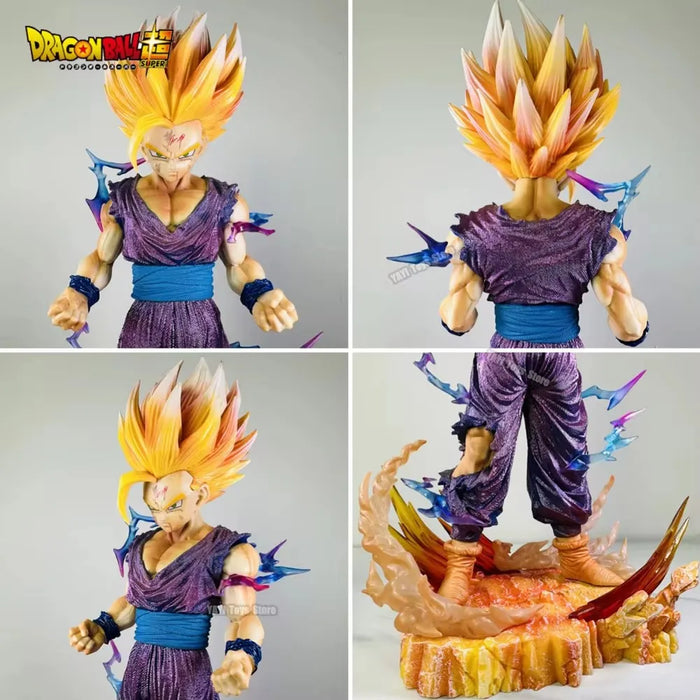 25cm Son Gohan Dragon Ball Z Anime Figure Action Figurine Super Saiyan 2 Cell Game Children Toys Son Goku Gift Figurine Model