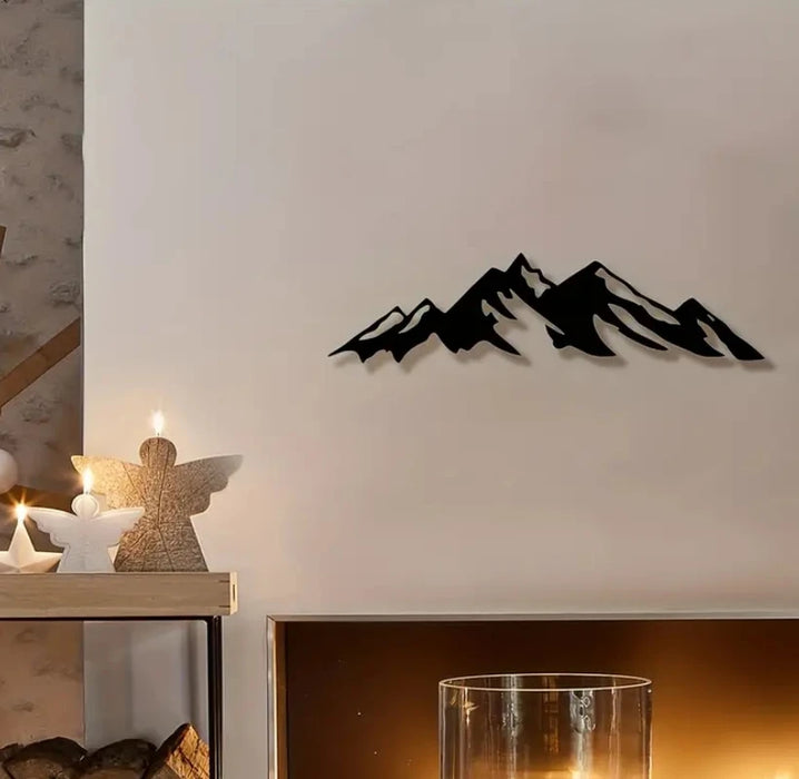 Metal Mountain Wall Art Indoor, Acrylic Wall Decoration, Modern Home Decoration, Wall Art Living Room/Bedroom Decor