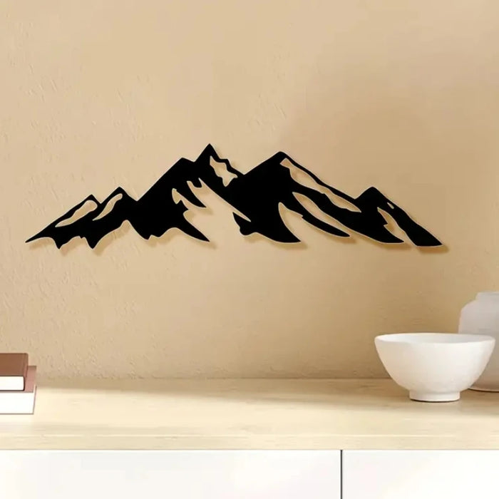 Metal Mountain Wall Art Indoor, Acrylic Wall Decoration, Modern Home Decoration, Wall Art Living Room/Bedroom Decor