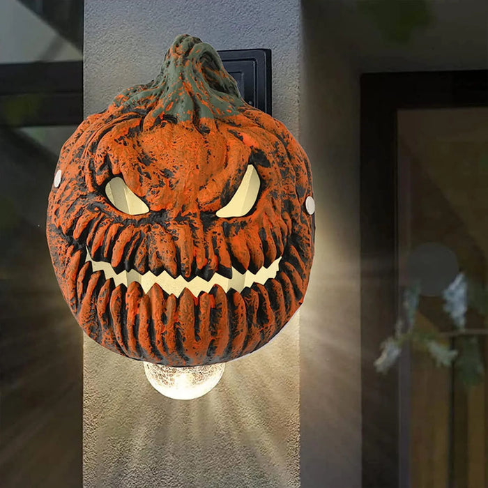 Pumpkin Shape Porch Light Cover Create Scary Halloween Atmosphere Cover for Home Halloween Party Decoration Lamp Cover 2024 New