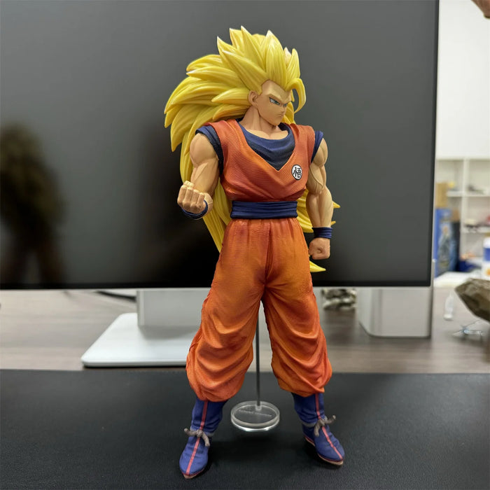 Dragon Ball Z Son Goku SSJ3 Figure Super Saiyan 3 Goku Action Figures 30CM PVC Statue Collection Model Toys for Children Gifts