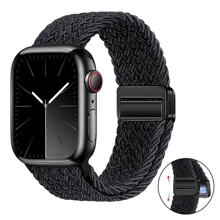 Woven nylon strap For Apple Watch 10 42mm 46mm Ultra 2 49mm 9 8 7 45mm 41mm breathable bracelet For iwatch 6 5 4 3 SE 44mm 40mm