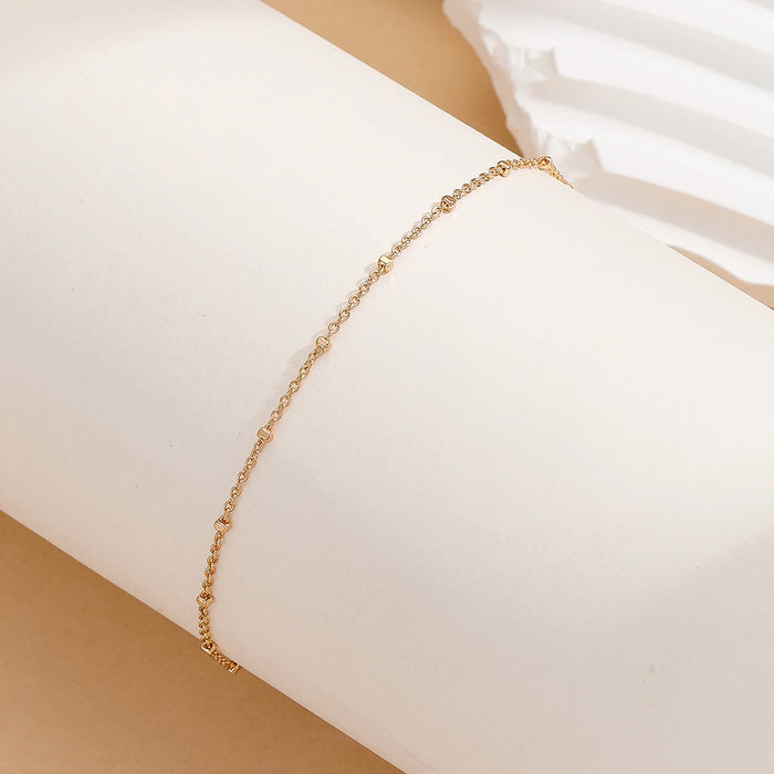 Chandler Round Bead Ankle Chain Simple Jewelry Birthday Party Gifts for Women Girls