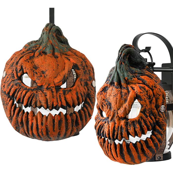 Pumpkin Shape Porch Light Cover Create Scary Halloween Atmosphere Cover for Home Halloween Party Decoration Lamp Cover 2024 New