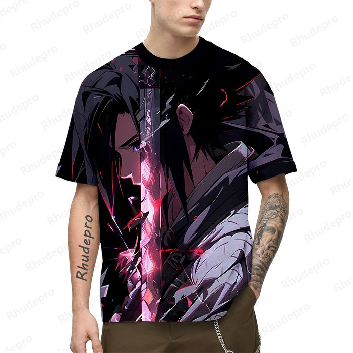 Anime T Shirt For Men Men's Cosplay T-shirt Hip Hop Clothing New Shirts 100-5XL Y2k Clothes Gift Harajuku Style 2024