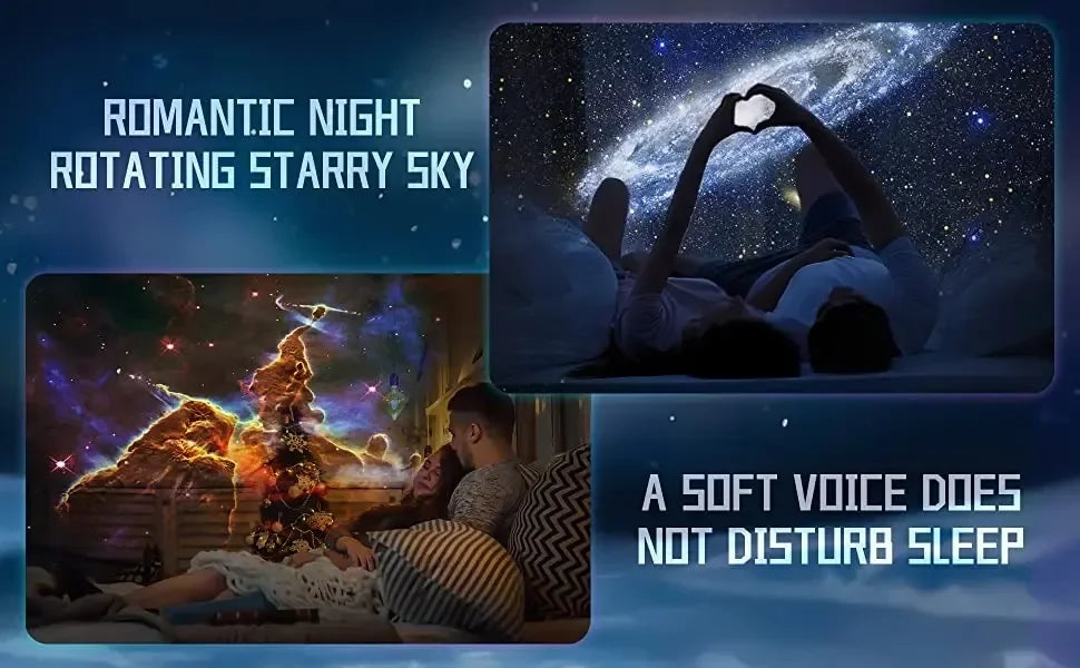 LED Night Light Galaxy Projector Starry Sky Projector 360° Rotate Planetarium Night Lamp For Room Decorative Children Kids Gift