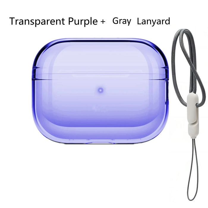 Transparent Protective Case Cover For Airpods Pro 2 TPU Soft Skin Shockproof Case Cover Designed for Airpods Pro2 Earbuds