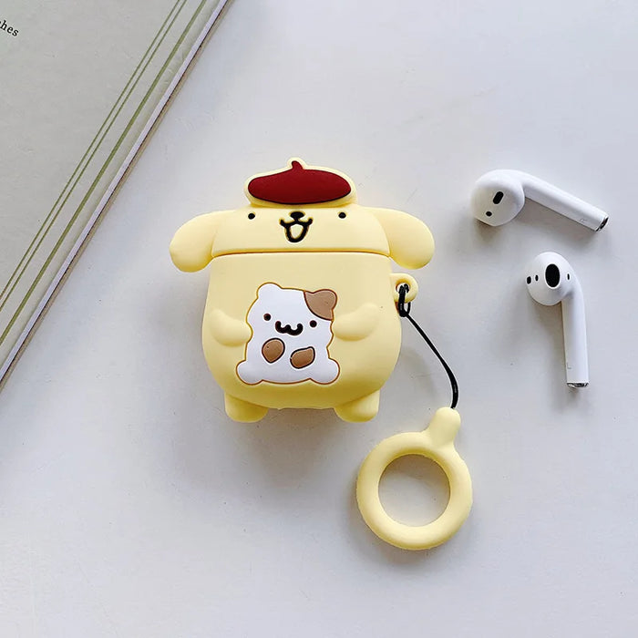 3D Music Case for Apple AirPods 1 2 3 Pro 2 Case Cute Cartoon Anime Silicone Earphone Protective Cases Accessories Headphone Box