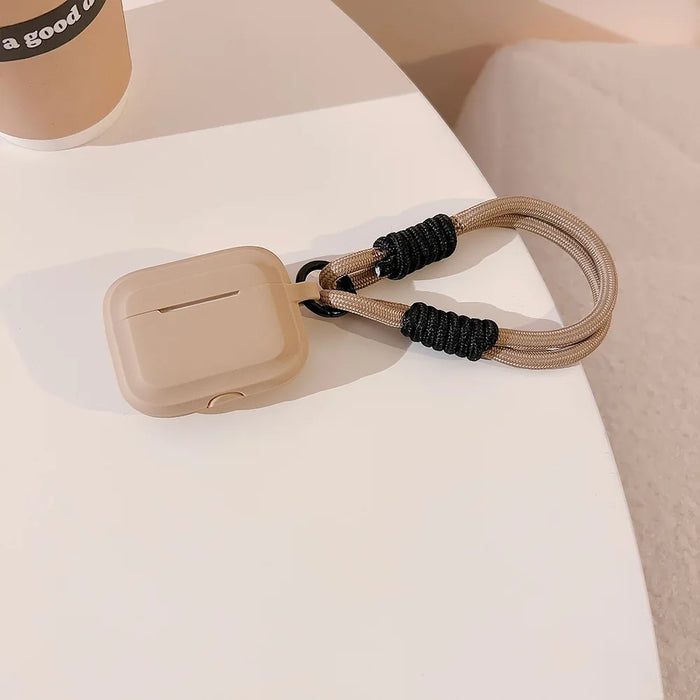 Earphone Case with Lanyard Strap for AirPort Pro 2 2nd Generation Air Pods 3 2 1 3rd Gen Cover Accessories