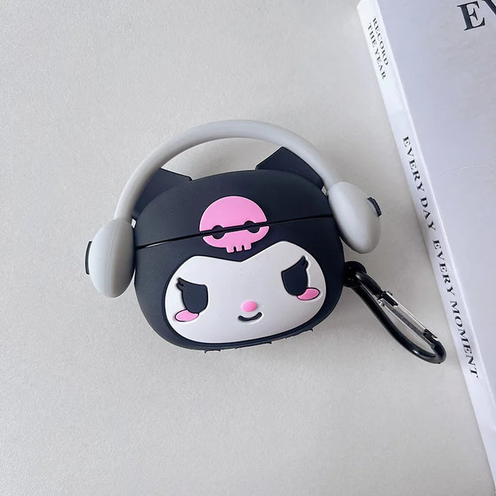 3D Music Case for Apple AirPods 1 2 3 Pro 2 Case Cute Cartoon Anime Silicone Earphone Protective Cases Accessories Headphone Box