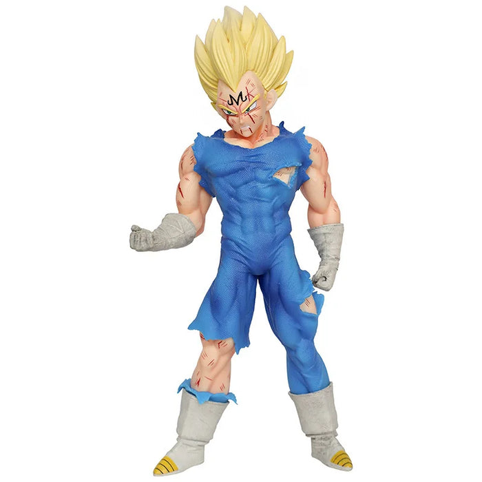 Majin Vegeta - 20Cm Anime Figures Vegeta Dragon Ball SKY Majin Vegeta GK Action Figures Battle Damage PVC Model Collection Ornament Toys Gifts