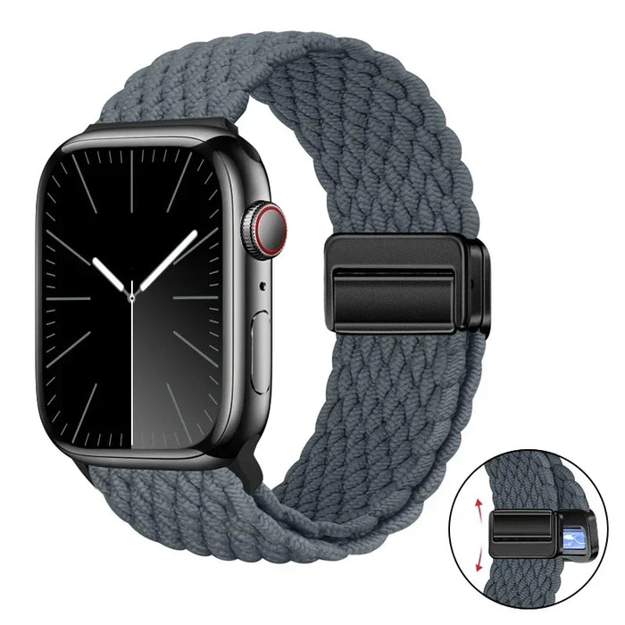 Woven nylon strap For Apple Watch 10 42mm 46mm Ultra 2 49mm 9 8 7 45mm 41mm breathable bracelet For iwatch 6 5 4 3 SE 44mm 40mm