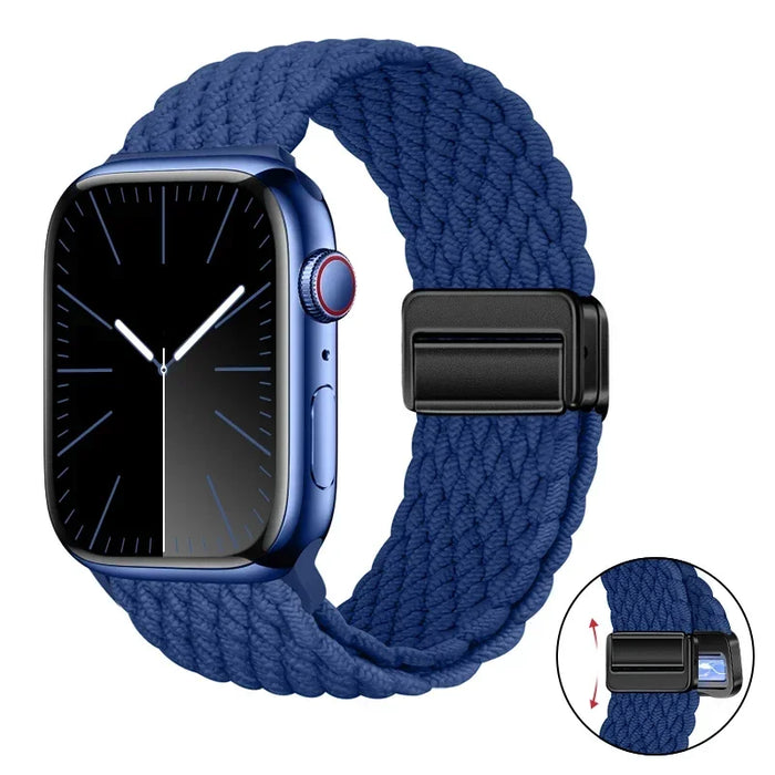 Woven nylon strap For Apple Watch 10 42mm 46mm Ultra 2 49mm 9 8 7 45mm 41mm breathable bracelet For iwatch 6 5 4 3 SE 44mm 40mm