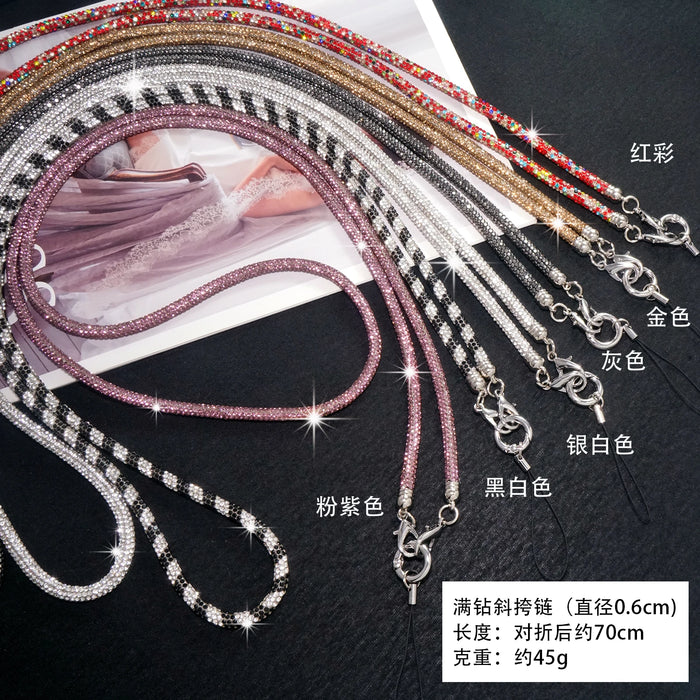 Fashion Universal Crossbody Phone Lanyard For Iphone Samsung Huawei Xiaomi IPHON Leisure Neck Rope Hanging Cord Strap Lanyard