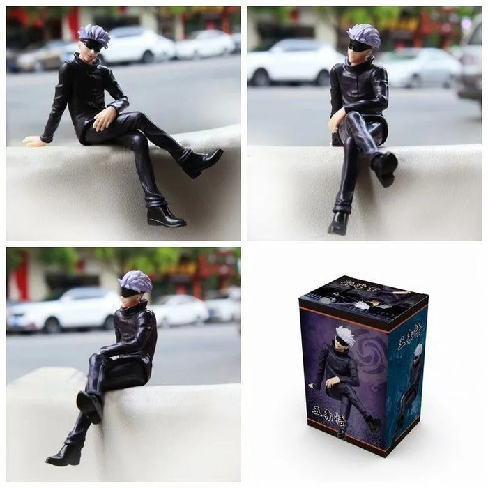 11cm New Gojo Satoru Anime Jujutsu Kaisen Action Figure Itadori Yuji Seated Noodle Stopper Model Toys Japanese Dolls Hobbies 