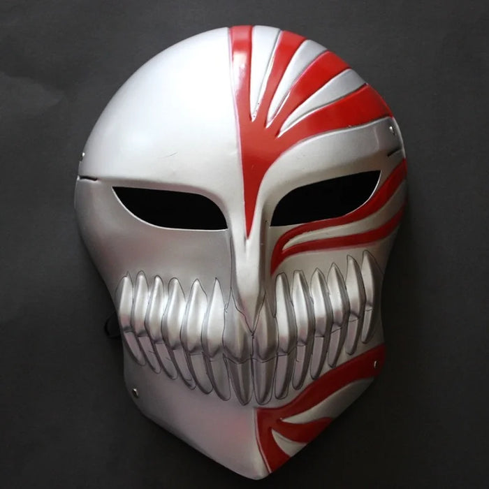 Death Ichigo Kurosaki Bleach Mask Christmas Dance Masquerade Party Cosplay Halloween Full Face Black Red Cool Mask