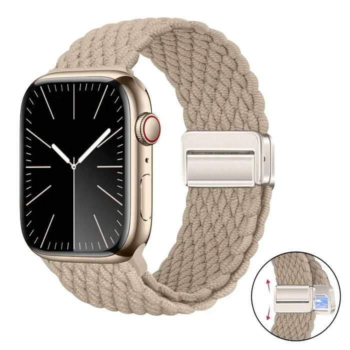 Woven nylon strap For Apple Watch 10 42mm 46mm Ultra 2 49mm 9 8 7 45mm 41mm breathable bracelet For iwatch 6 5 4 3 SE 44mm 40mm