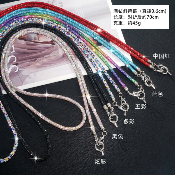 Fashion Universal Crossbody Phone Lanyard For Iphone Samsung Huawei Xiaomi IPHON Leisure Neck Rope Hanging Cord Strap Lanyard