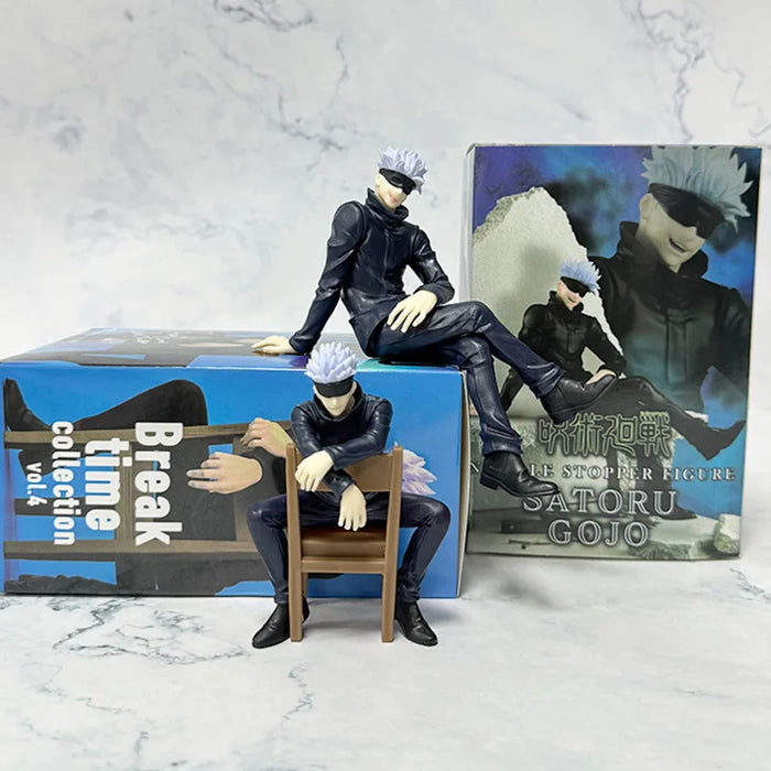 11cm New Gojo Satoru Anime Jujutsu Kaisen Action Figure Itadori Yuji Seated Noodle Stopper Model Toys Japanese Dolls Hobbies 