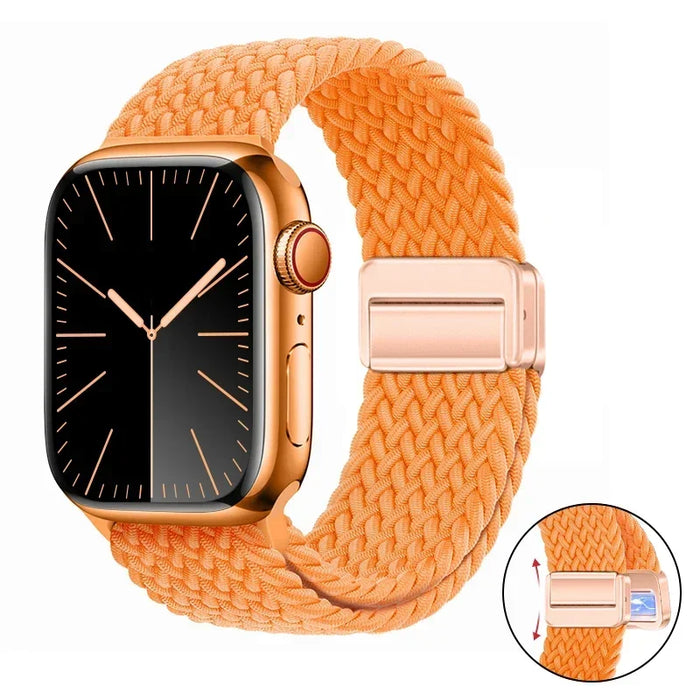 Woven nylon strap For Apple Watch 10 42mm 46mm Ultra 2 49mm 9 8 7 45mm 41mm breathable bracelet For iwatch 6 5 4 3 SE 44mm 40mm