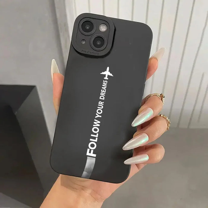 Premium Airplane Pattern Phone Case For iPhone 16 15 Pro Max Cases iPhone 14 Pro Max Soft Silicone Cover