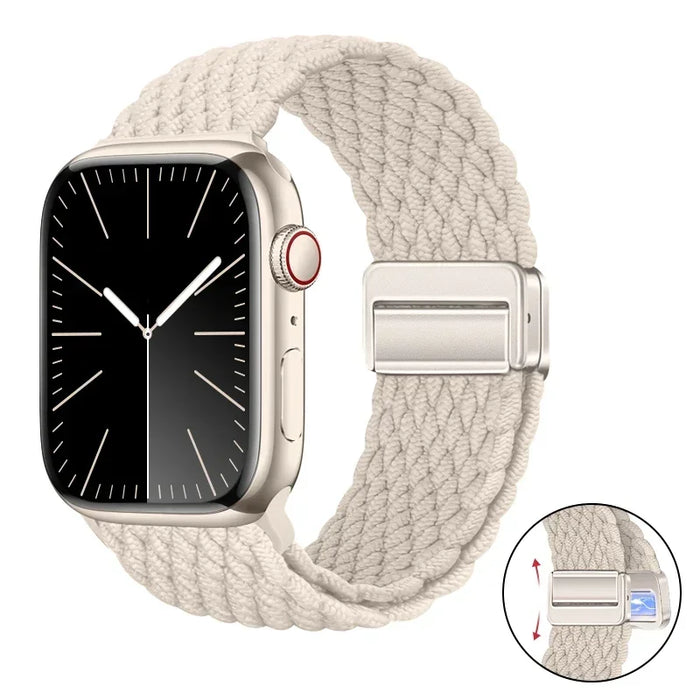 Woven nylon strap For Apple Watch 10 42mm 46mm Ultra 2 49mm 9 8 7 45mm 41mm breathable bracelet For iwatch 6 5 4 3 SE 44mm 40mm