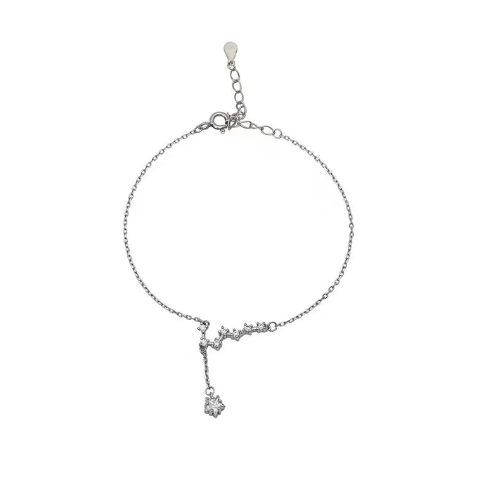 925 Sterling Silver Star Anklet Fashion Simple Charm Anklet Birthday Gift for Women's Fine Jewelry Accessories