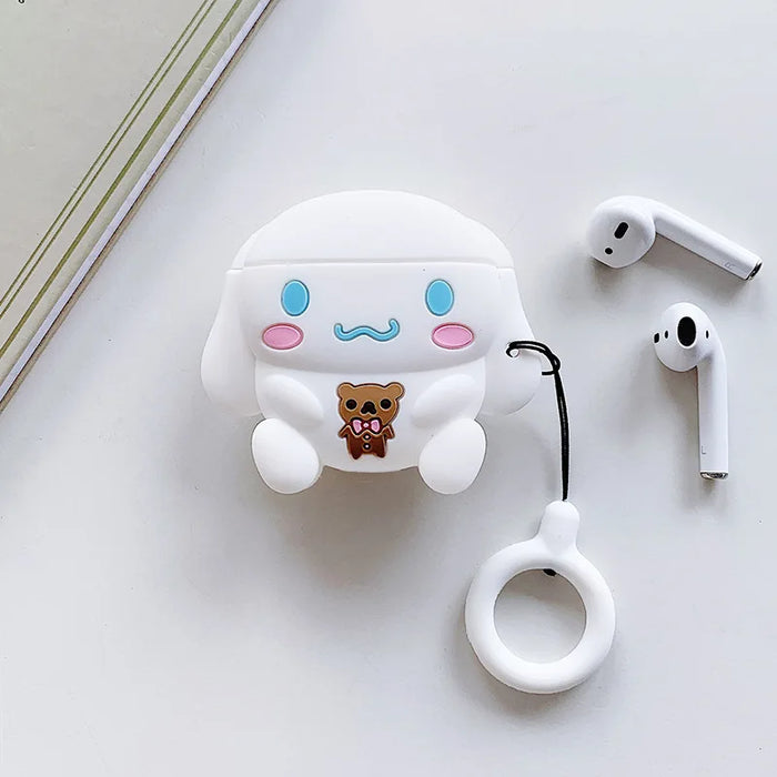 3D Music Case for Apple AirPods 1 2 3 Pro 2 Case Cute Cartoon Anime Silicone Earphone Protective Cases Accessories Headphone Box