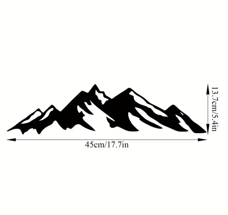 Metal Mountain Wall Art Indoor, Acrylic Wall Decoration, Modern Home Decoration, Wall Art Living Room/Bedroom Decor