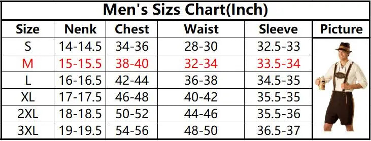 Male Woman Oktoberfest Costume Traditional Couple German Bavarian Beer Outfit Cosplay Halloween Carnival Festival Party Clothes