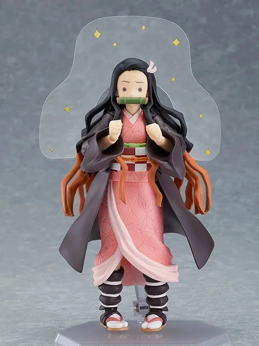 Figma Zenitsu Agatsuma 522-DX Kamado Tanjiro 498-DX Nezuko 508-DX Kyojuro Rengoku 553 Action Figure Joints Moveable Model Toy