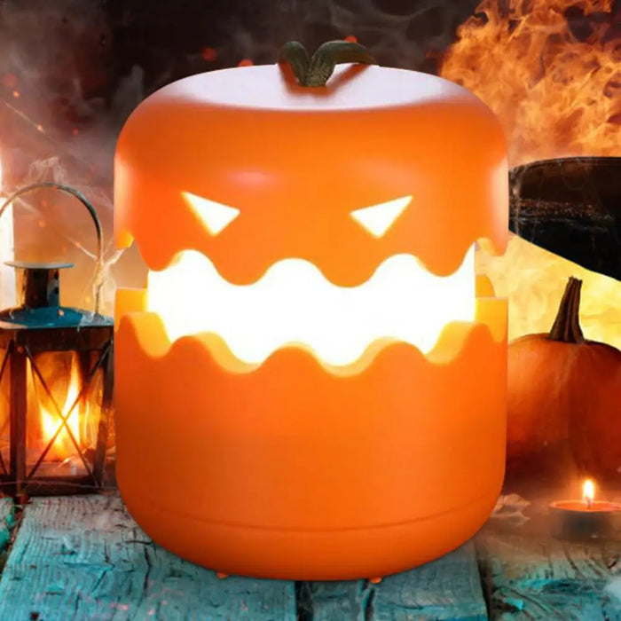 Jack O Lantern Lightweight Foldable Pumpkin Night Light Portable Halloween Decorations 360 Degree Beam Angle Pumpkin Decorations